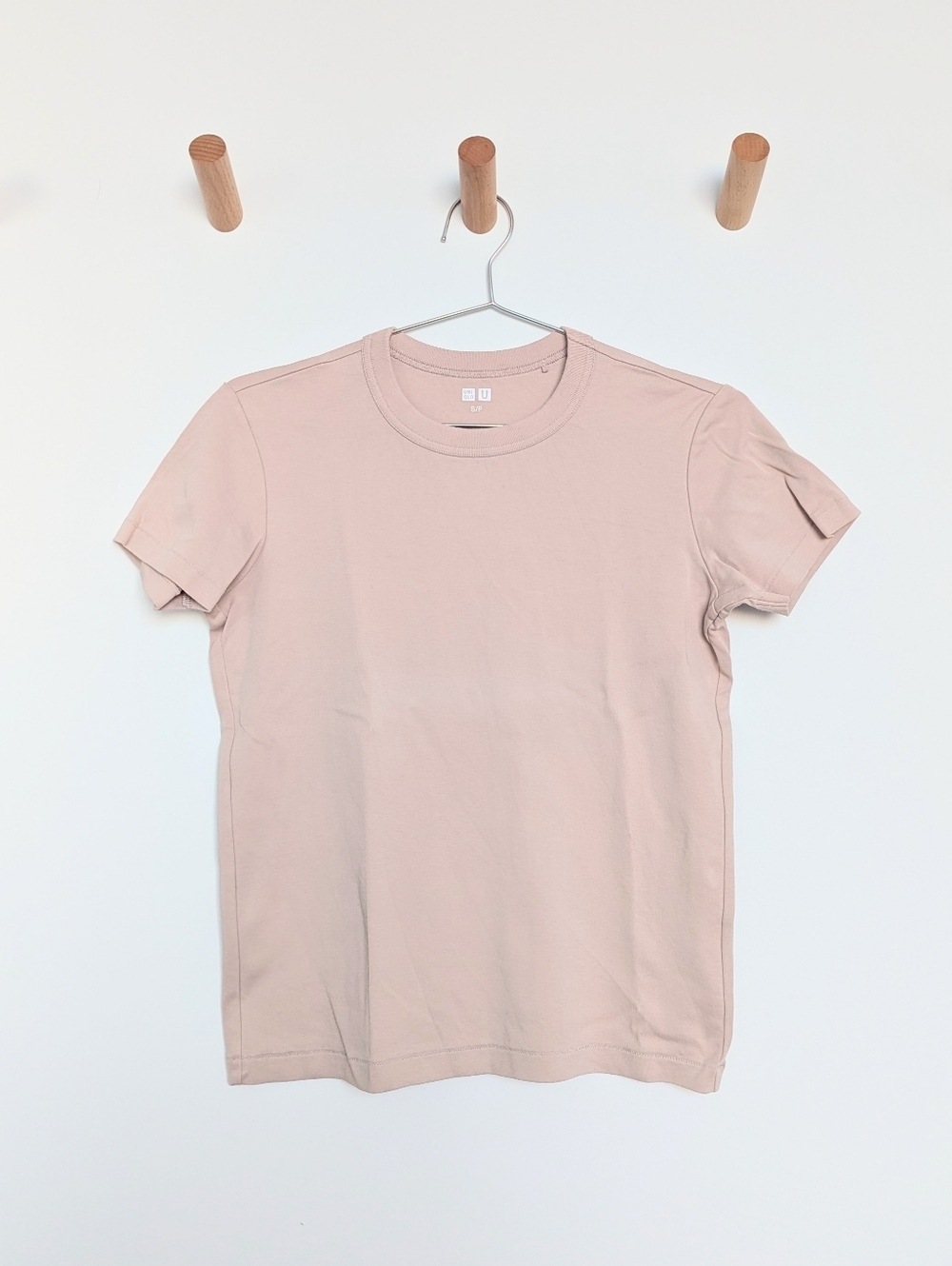 Uniqlo U Crew Neck T-Shirt – Blush Pink, Women's S